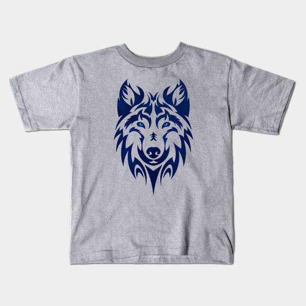 Timber Wolf Kids T-Shirt by Wearable Designs